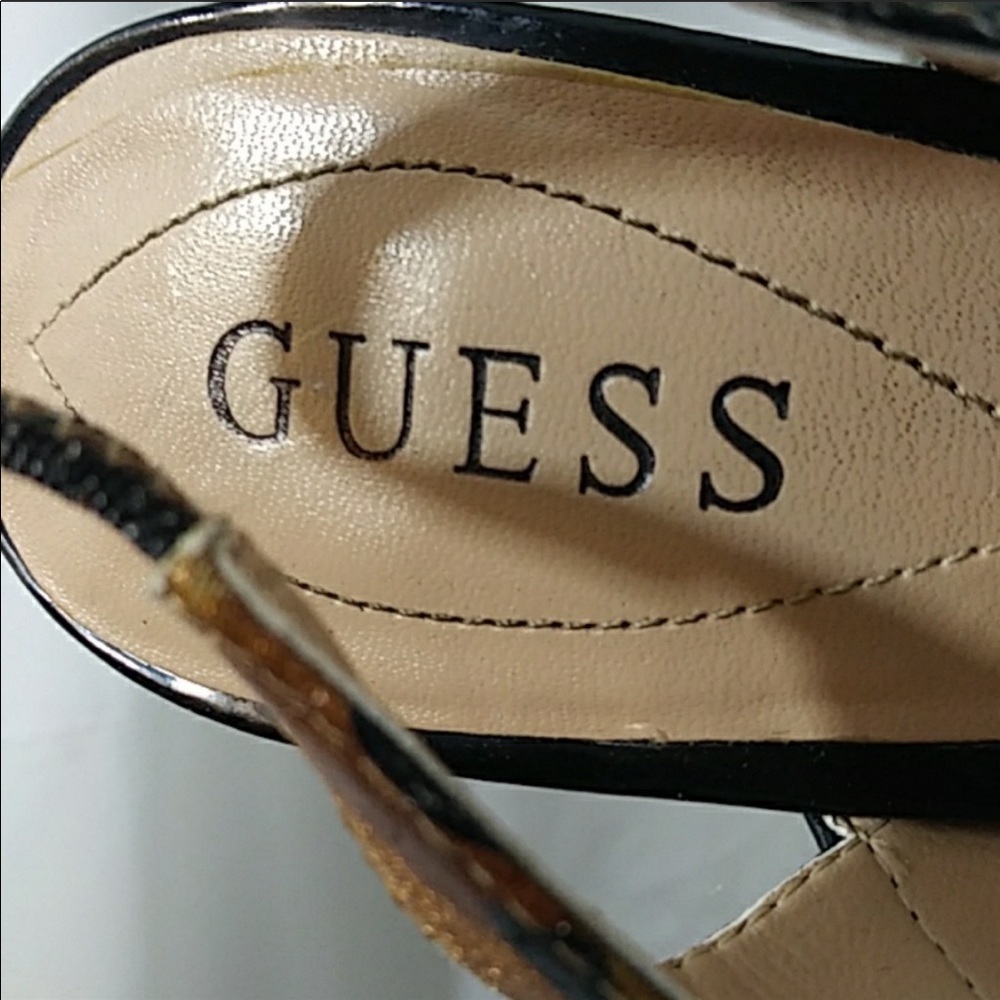 GUESS Leopard Print Heels - Picture 2 of 5